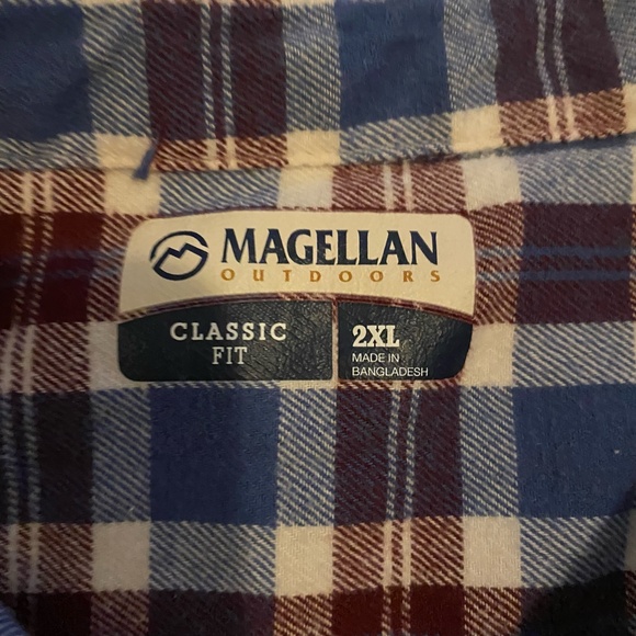 Magellan Outdoors Long Sleeve Flannel Shirt - Picture 2 of 12